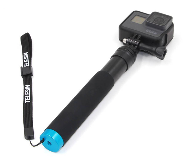 TELESIN Selfie stick z plastikowym tripodem do kamer sportowych - 1190390 - zdjęcie 4